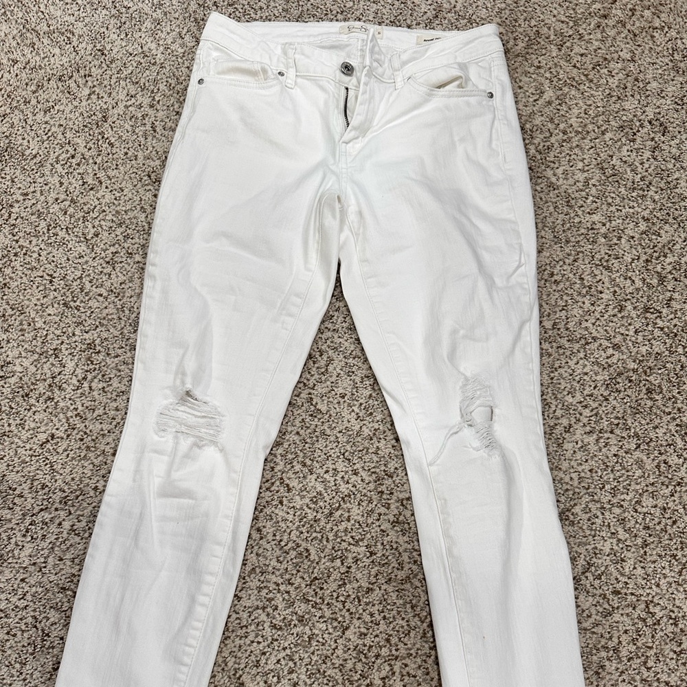 White colored pants.